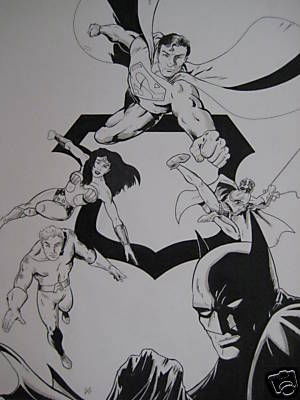 DC Heroes, In Robert McCooeye's Sketches Comic Art Gallery Room